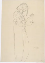 Standing Female Figure to the Right